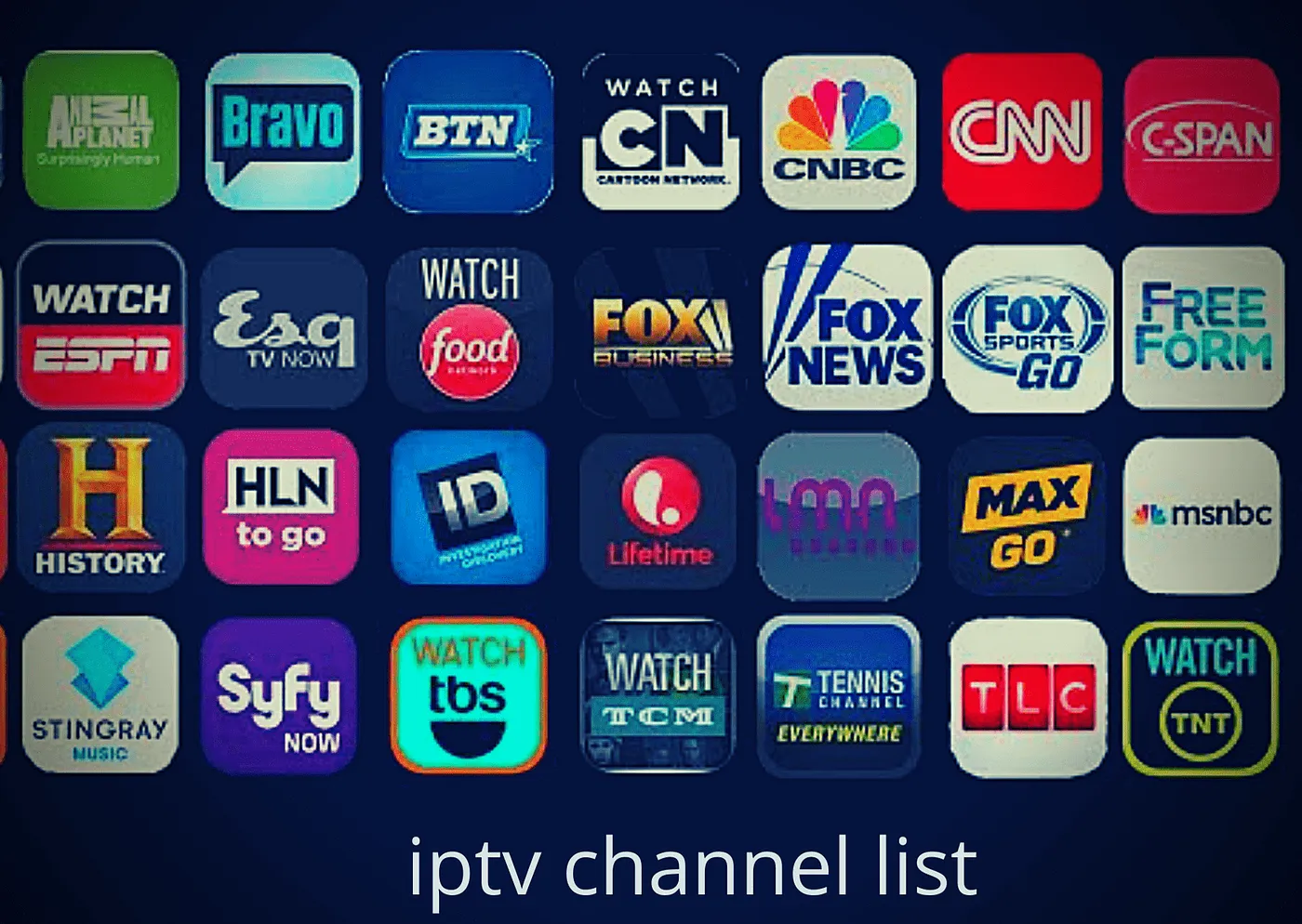 IPTV schedule